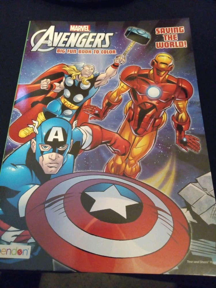 Marvel Avengers And Legends Coloring @ Activity Book