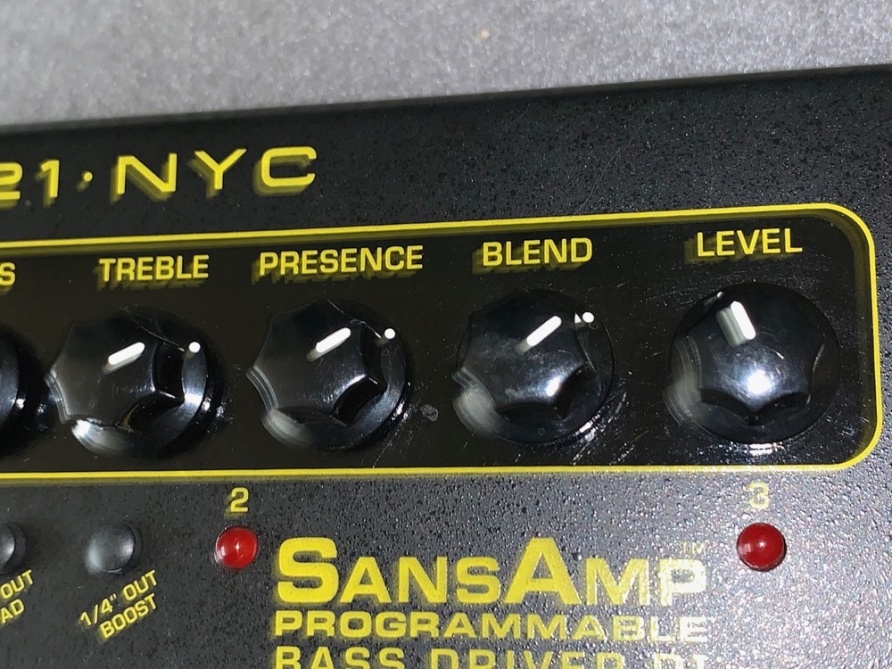 SansAmp 3 Channel Programmable Bass Driver D1