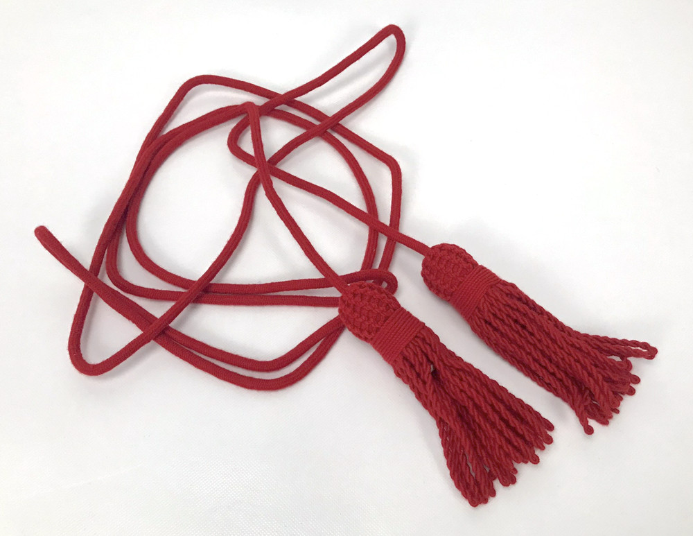 Red Wool Bugle, Flag, or Bagpipe Cord