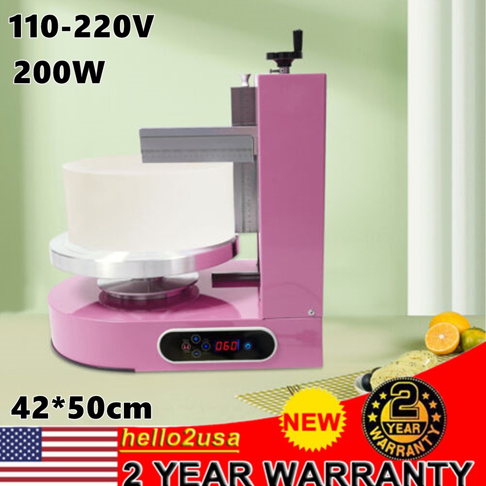 New Cake Cream Spreading Coating Smearing Machine Automatic Cake Wiping Machine