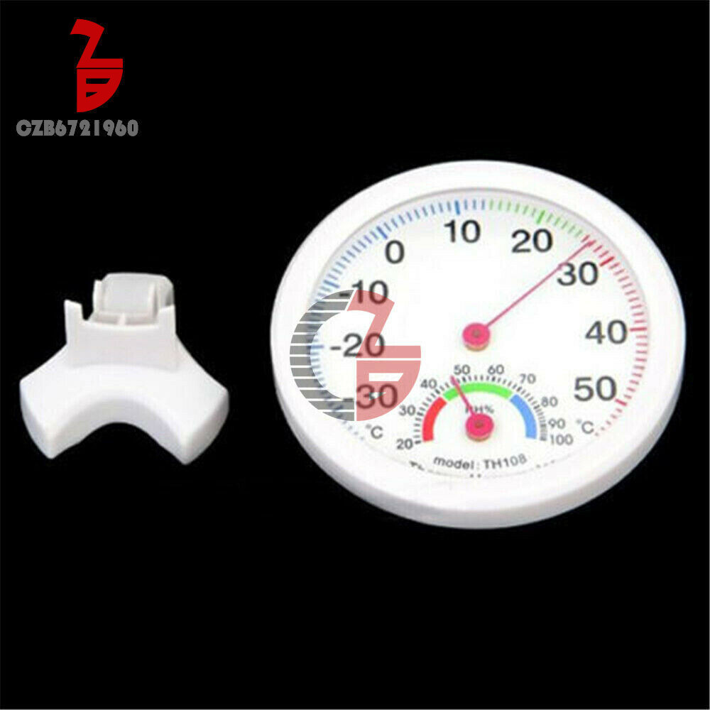 Large Dial Indoor Hygrometer Humidity Thermometer Temp Temperature Meter TH108