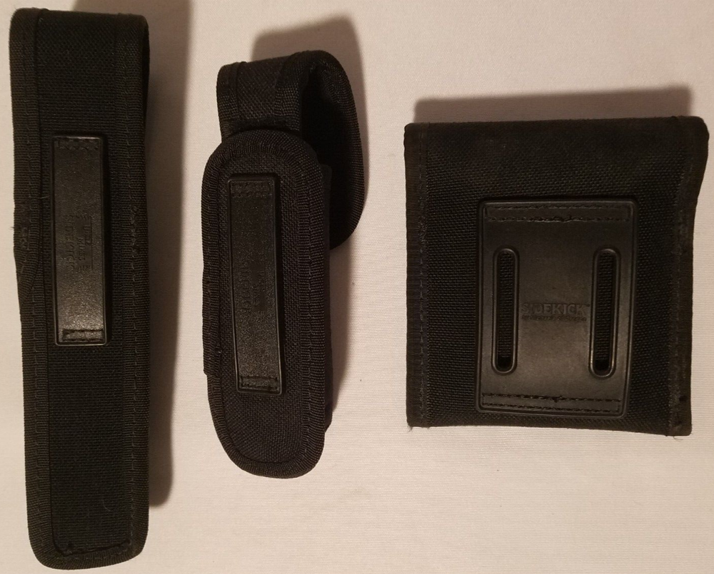 Duty Belt with Three Pouches. FAST SHIPPING!