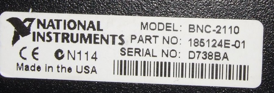 National Instruments BNC-2110 Connector Block