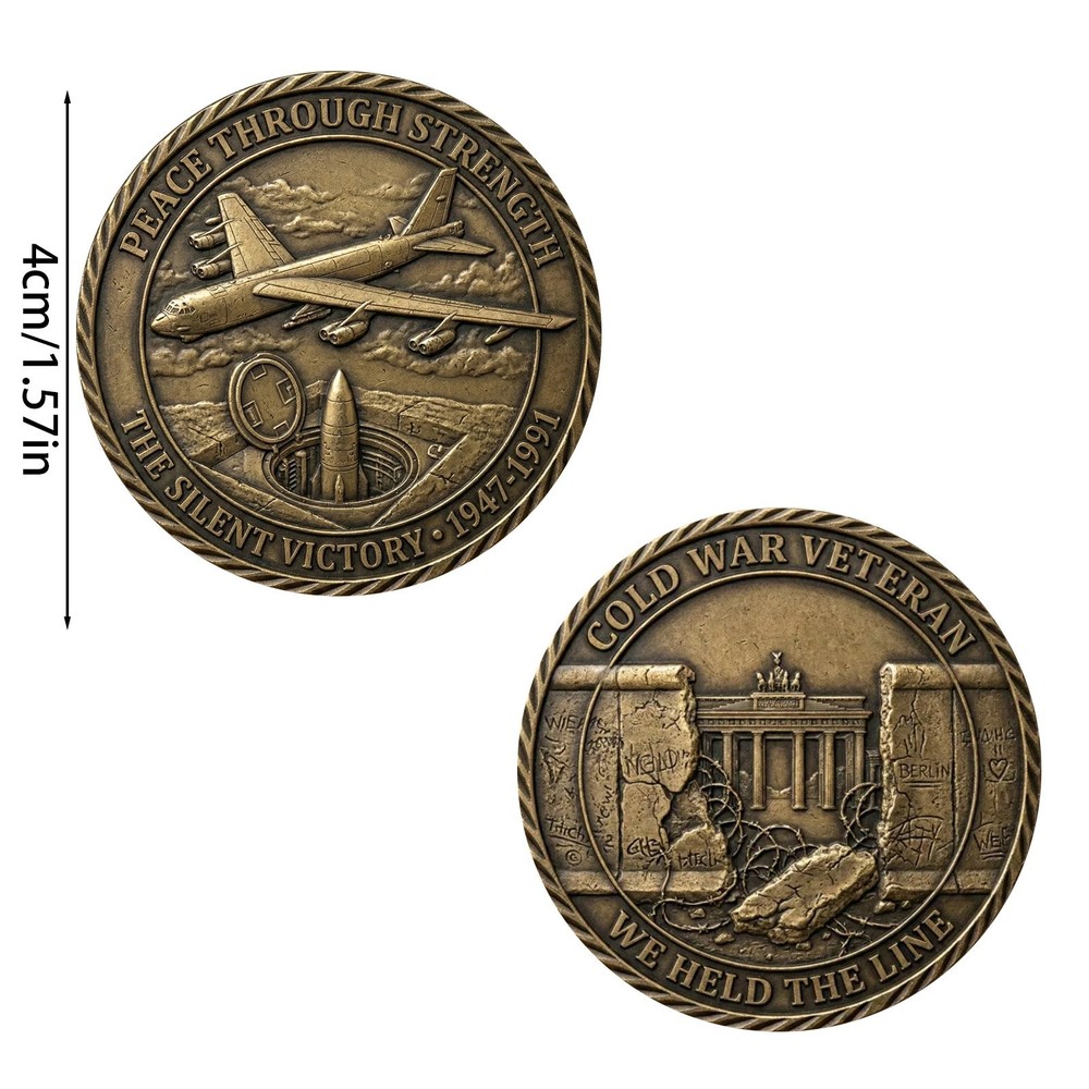 COLD WAR VETERAN - Fun Commemorative Coin - Interesting Gift