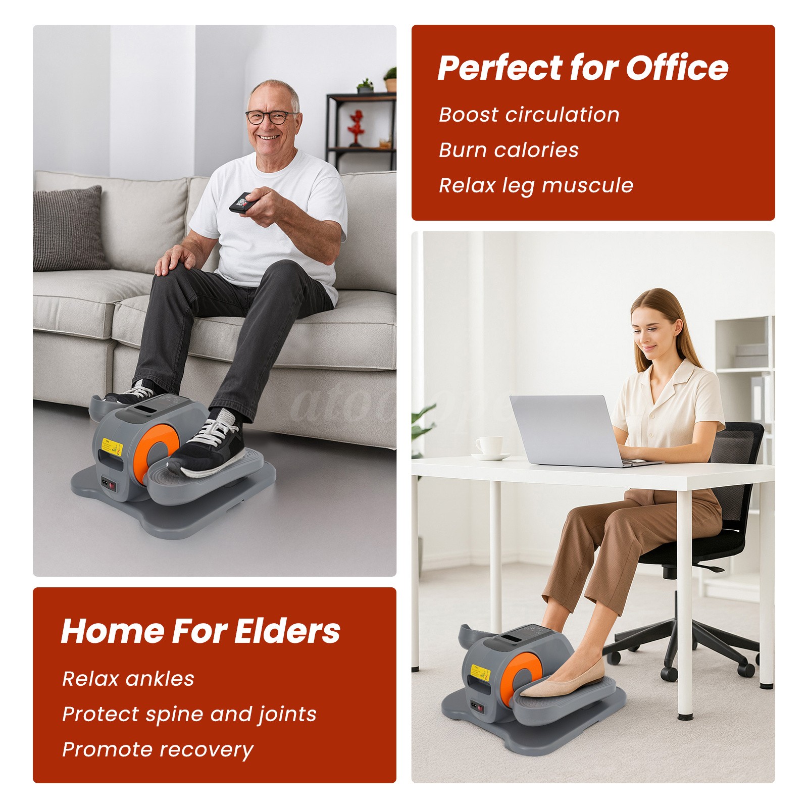 Ellipse Leg Exerciser as Seen on Tv Under Desk Elliptical Machine Seated Eclipse