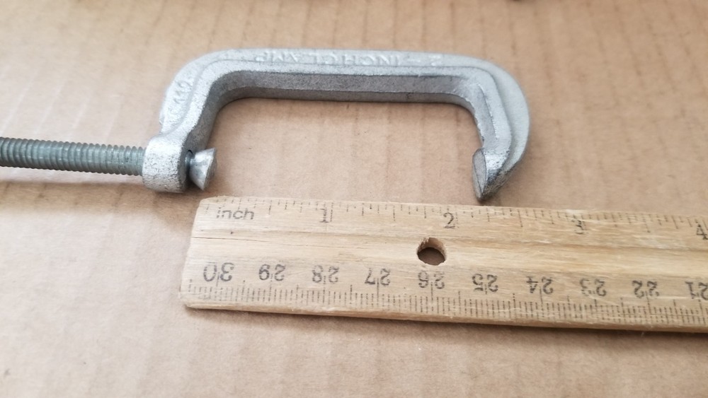 2PC 2inch No.112 C Clamp Working VGC