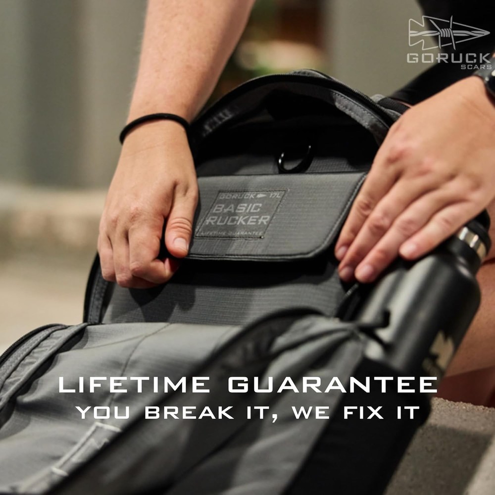 GORUCK Basic Rucker 17L Backpack, Black, Durable Rucksack & MOLLE Daypack🔥New🔥