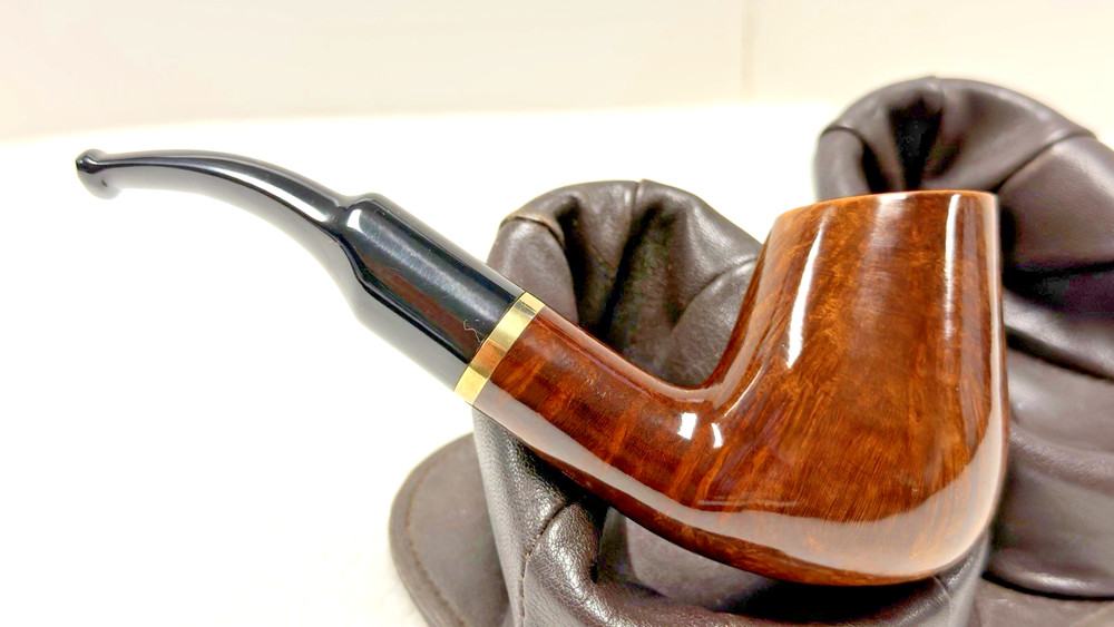 Mr. Brog #67 Smooth Full Bent Egg 9mm Filter Pipe w Acrylic Stem