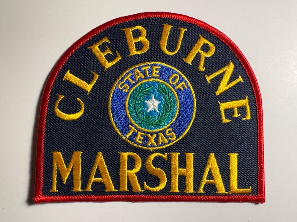 Cleburne Texas Marshal Patch