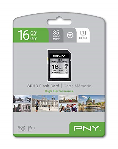 16GB High Performance Class 10 U1 SDHC Flash Memory Card +MINI TRIPOD