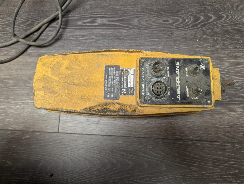 Spectra Physics D2-12-24 Laserplane Controller Light Display Level With Cable