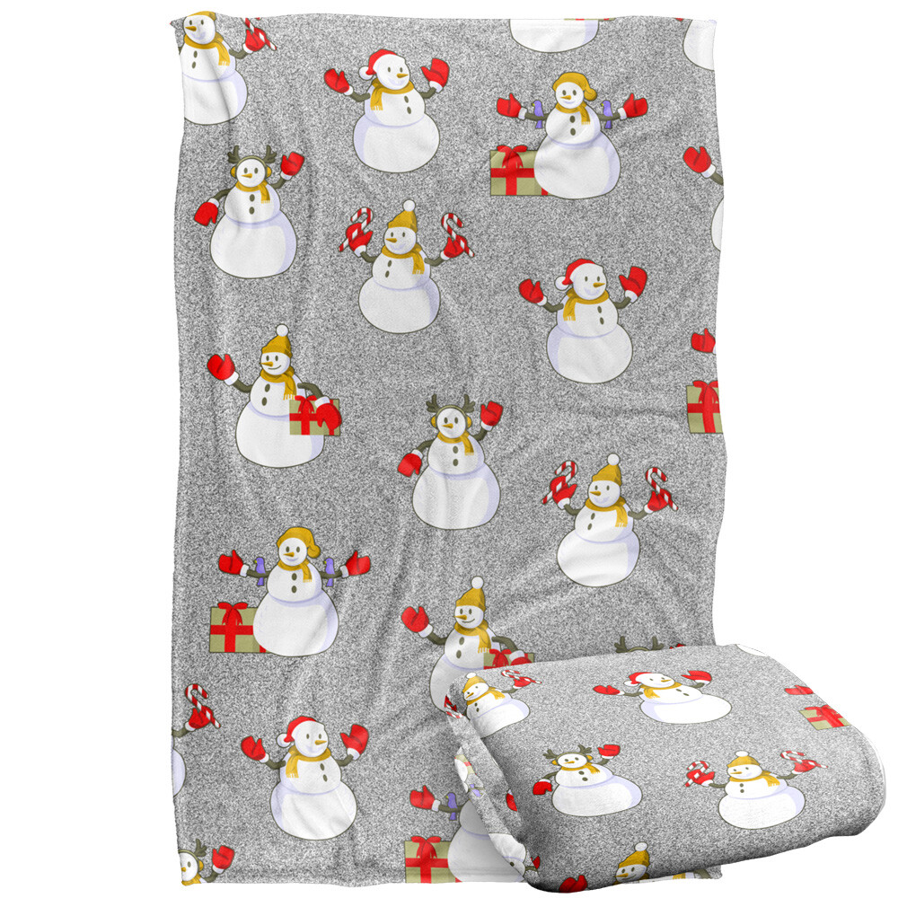 Snowmen Silky Touch Super Soft Throw Blanket