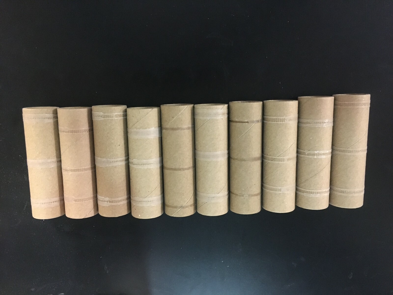 50 Thick Walled Cardboard Art & Craft Tubes - Heavy Duty Empty Label Roll - 4 in