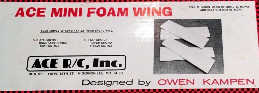 SIMPLE CUB PLAN + RCM CONSTRUCTION ARTICLE for a 1/2A Foam Wing Model Airplane