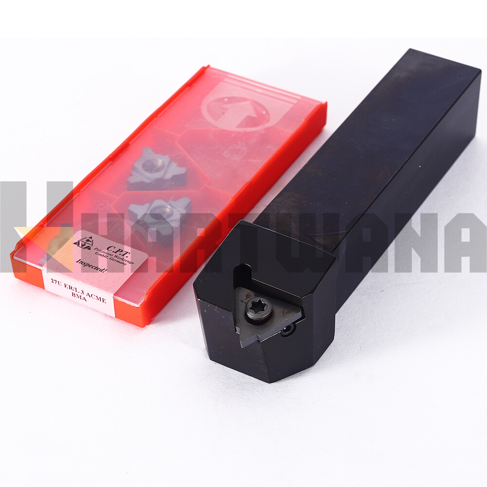 3ACME 29 Degree Indexable Threading Inserts Trapezoidal Turning Tool Holder 32mm