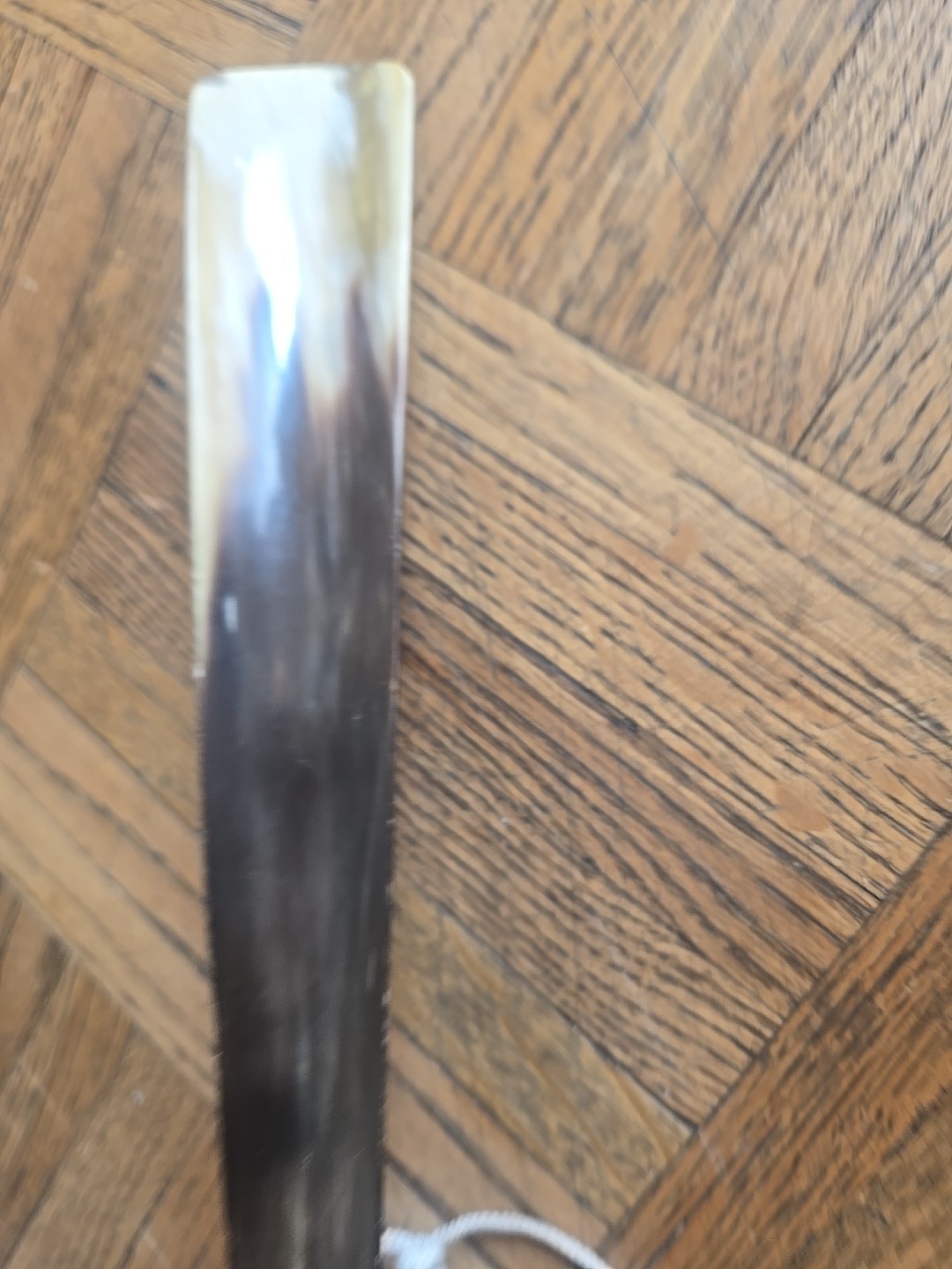 Vintage Saks Fifth Avenue Shoe Horn Handmade In Scotland Genuine 12"Horn *read*