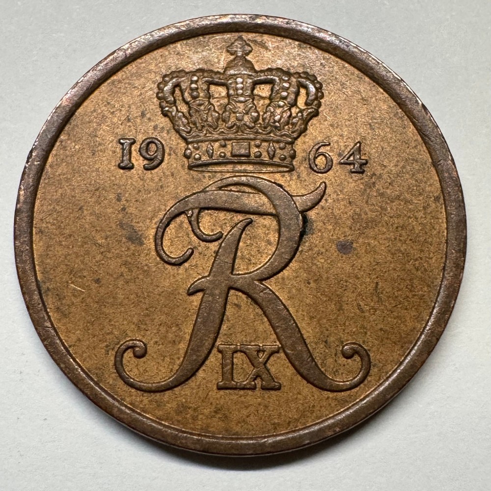 1964 Denmark 5 Ore - Coin #C-048
