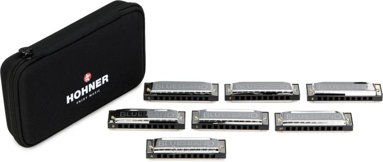 Hohner Blues Band 7-piece Harmonica Set