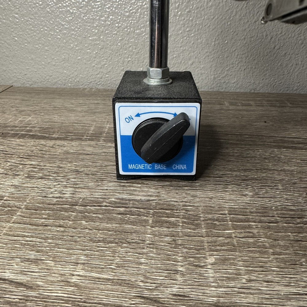 Federal Testmaster Dial Indicator Magnetic Base Holder Stand Model 5 .001”