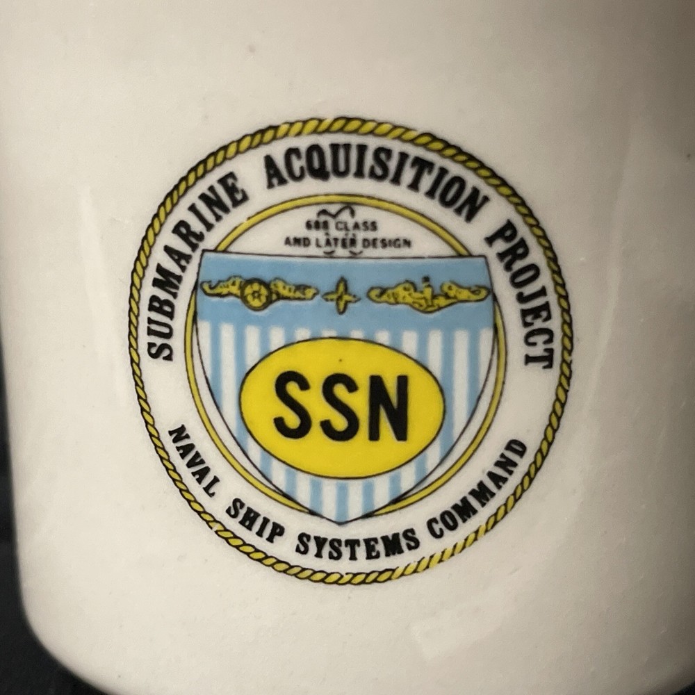 US Navy SUBMARINE ACQUISITION PROJECT SSN/Naval Ship Systems Command Coffee Mug