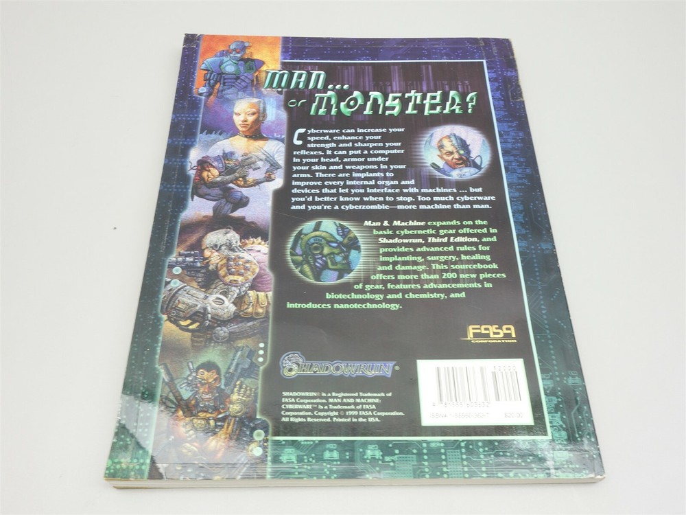 Shadowrun: Man & Machine - Cyberware (FASA 7125)