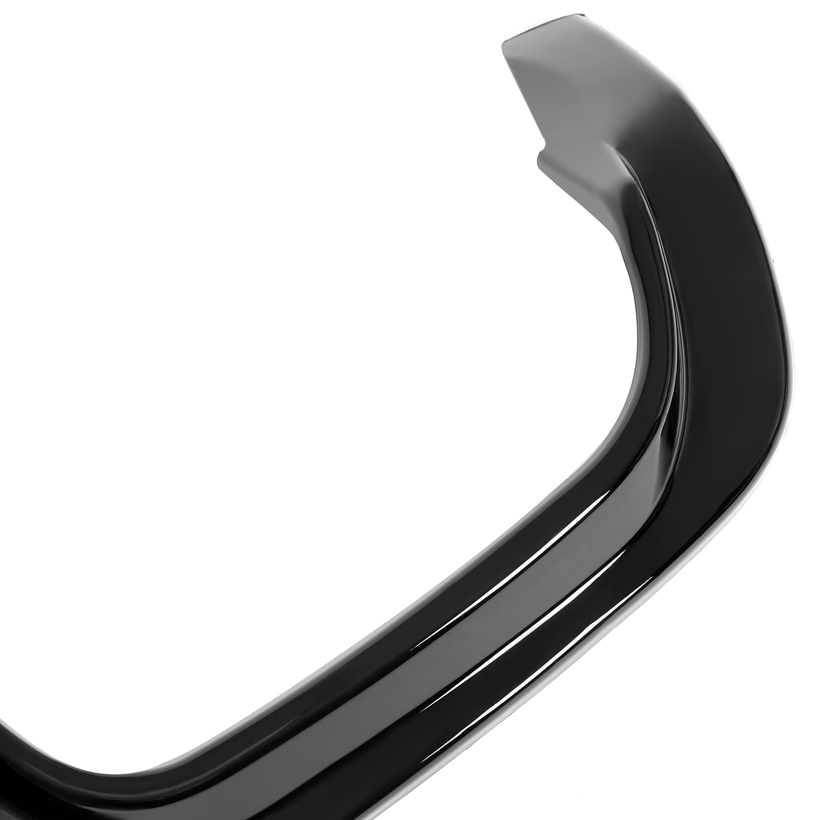 For Mercedes W204 C250 C300 C350 C63 AMG 2012-14 Gloss Black ABS Rear Diffuser