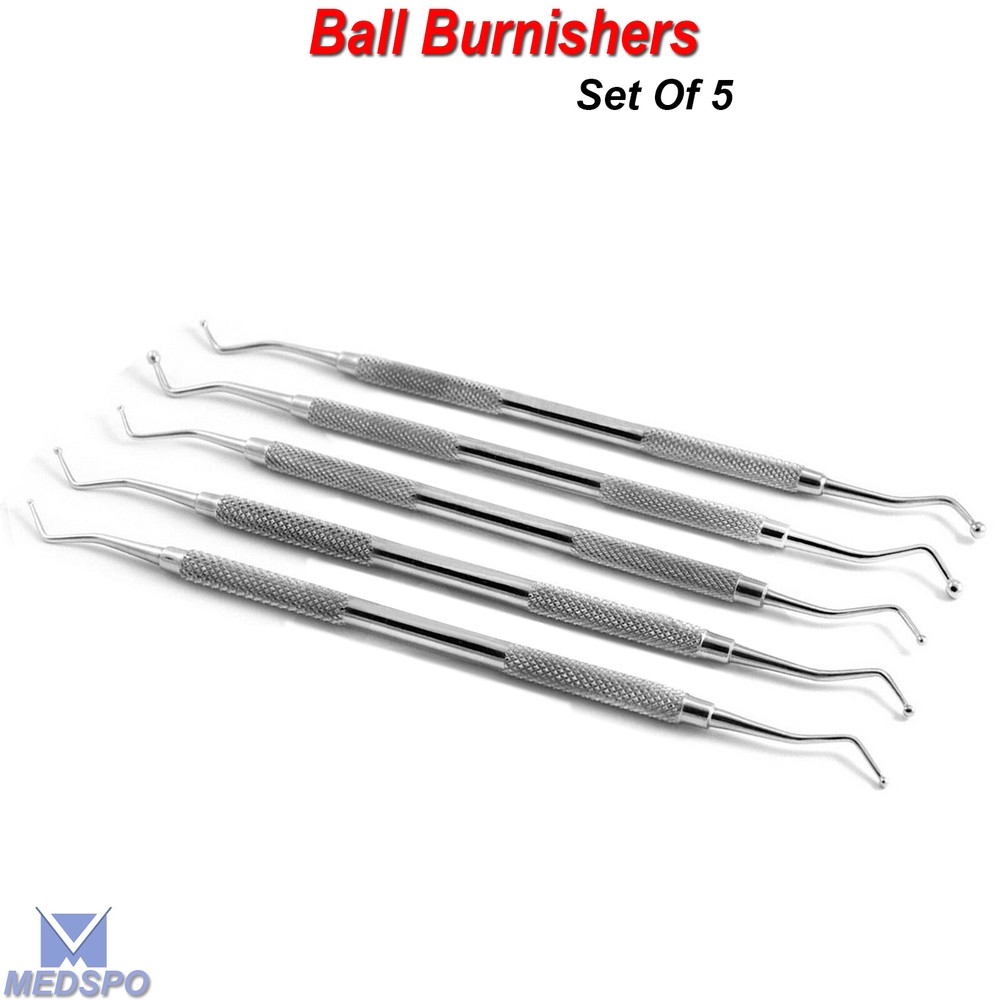Dental  Restorative Ball Burnisher Amalgam Composite Filling Instruments Set