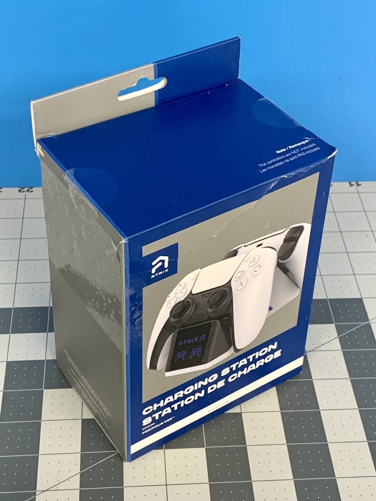 Atrix PS5 PlayStation 5 DualSense controller dual charging dock