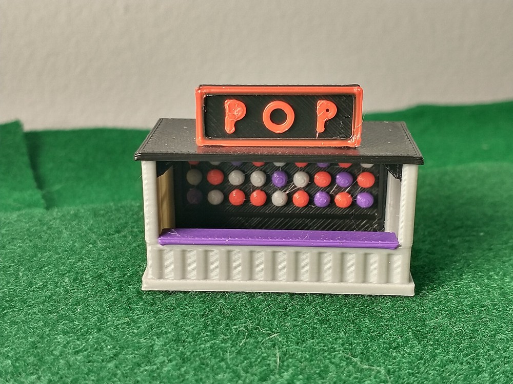 Carnival Booth Collection - 8 Booths - N Scale