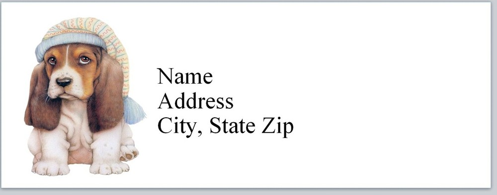 Personalized Address Labels Cute Cat  (P 460)