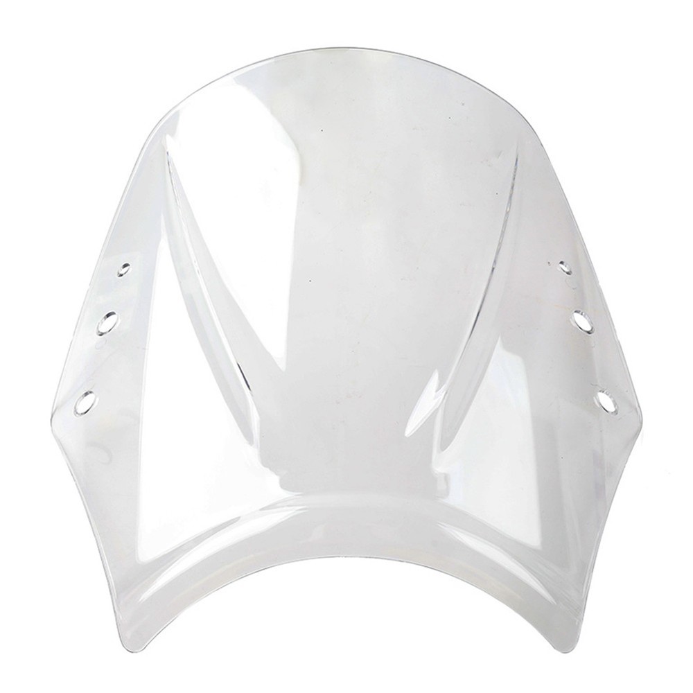 White Universal Motorcycle Windscreen Windscreen Deflector Wind Shield