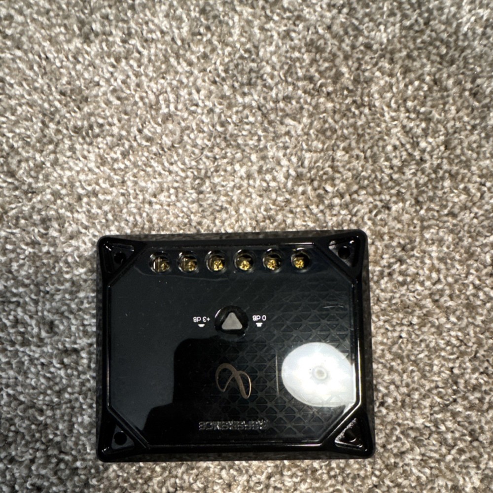 Infinity Reference Car Audio Crossover Pair Signal Processor Modules Black