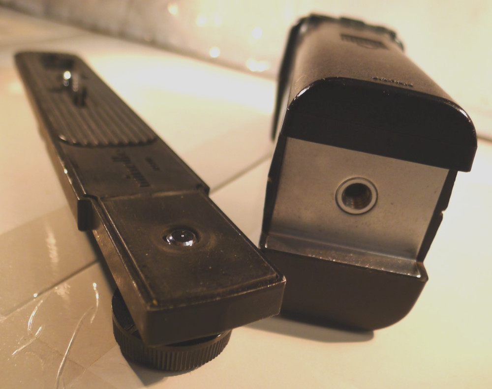Minolta Power Grip 1 For Camera Flash +Camera Bracket - Made in Japan