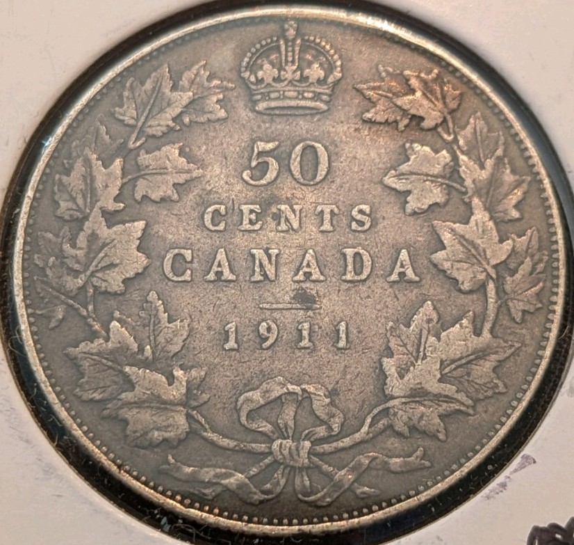 1911 Canada 50 Cents