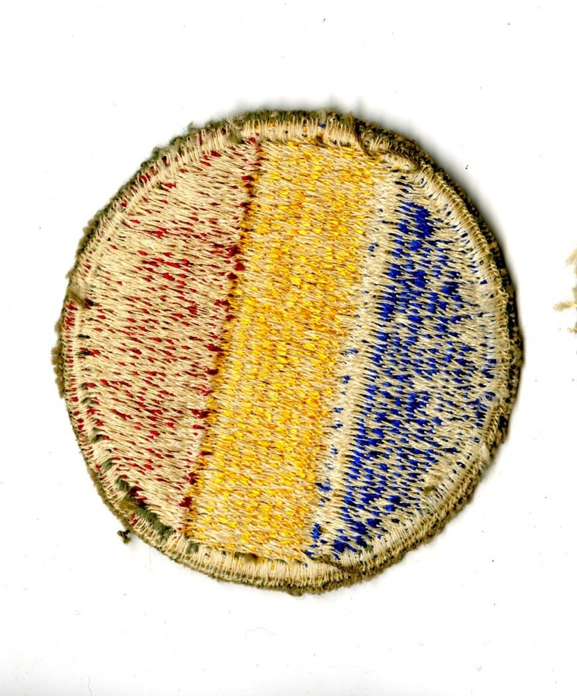 Replacement and Schools Command White Back Patch WWII Original