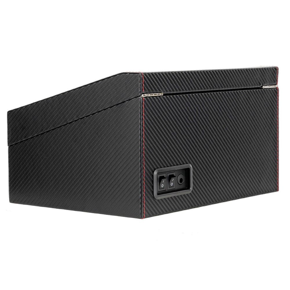 Automatic Rotation Wristwatch Display Box 4+6 Compartments Storage Case Self