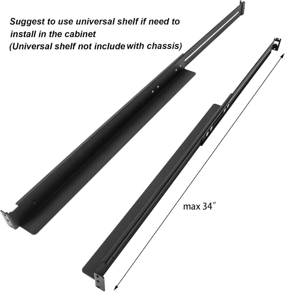 RackChoice 4U rackmount Server Chassis Support Liquid Cooling #2104H Y