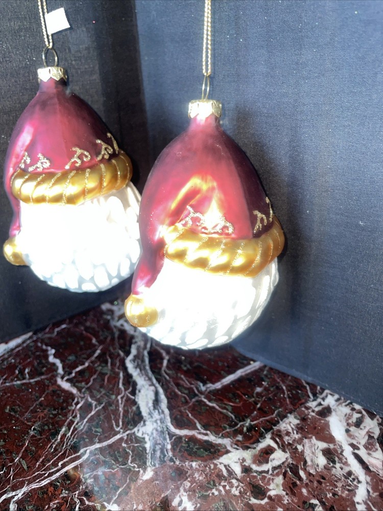 2 “moon” Shaped Santa’s Dillards Trimmings