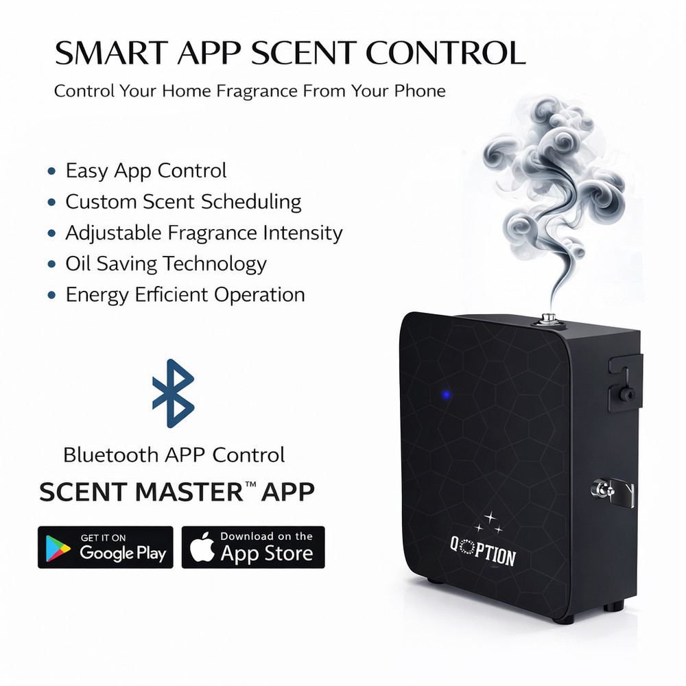 Smart HVAC Scent Diffuser 3300 Sq Ft Bluetooth Aroma Machine + 500ml Oil