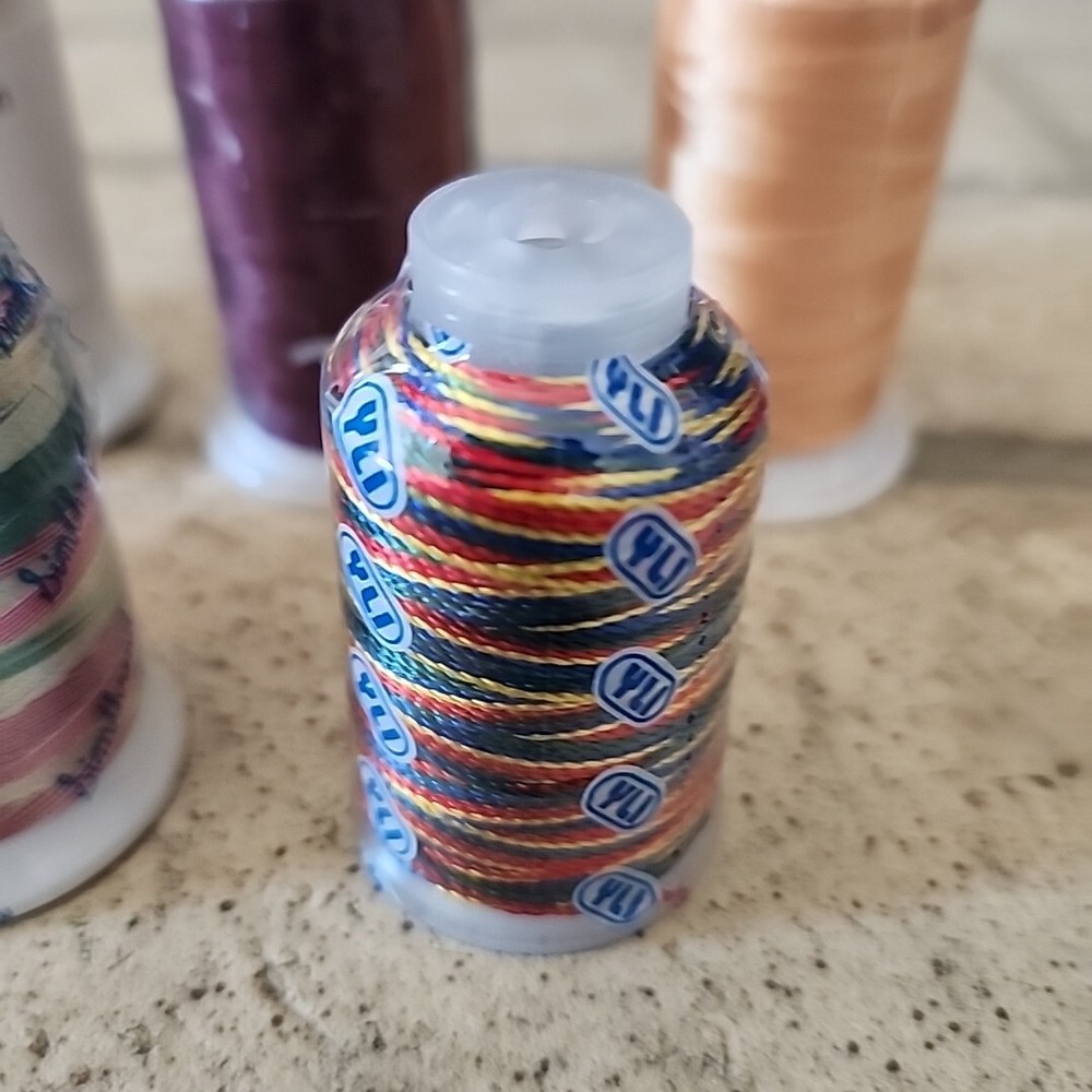 7 Spools Machine Embroidery Thread..Simthread, Unbranded