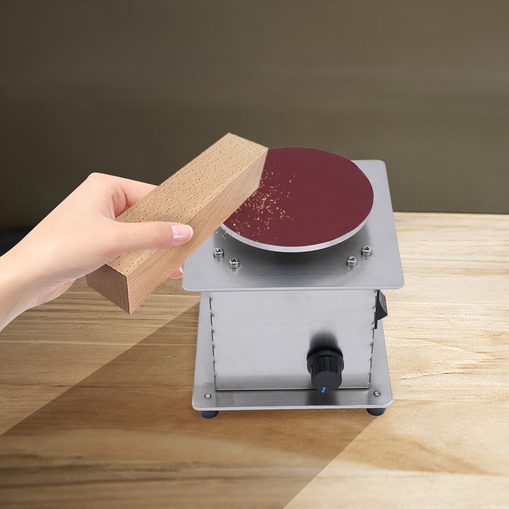 4inch Mini Electric Disc Sander Machine Edge Sharpener Bench Polisher Tools Kits