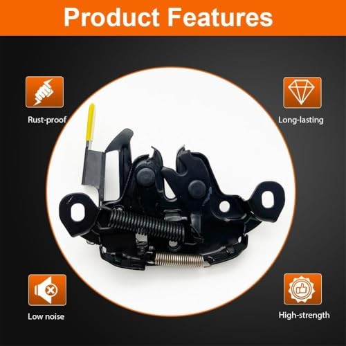 Front Hood Latch Assembly Compatible with 2013-2019 Sentra