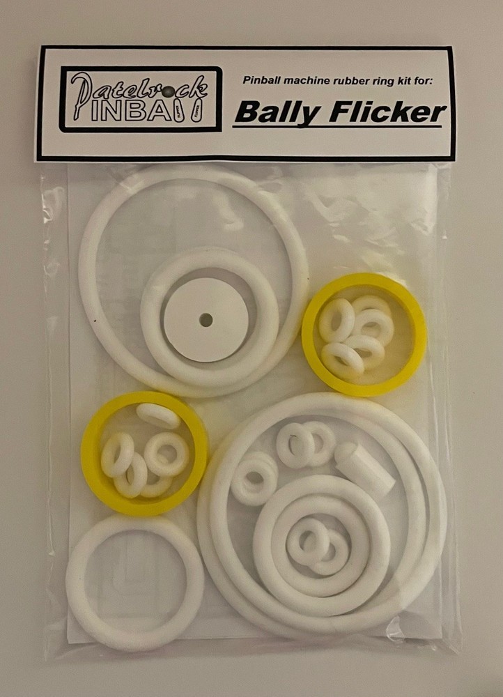 1975 Bally Flicker Pinball Machine Rubber Ring Kit
