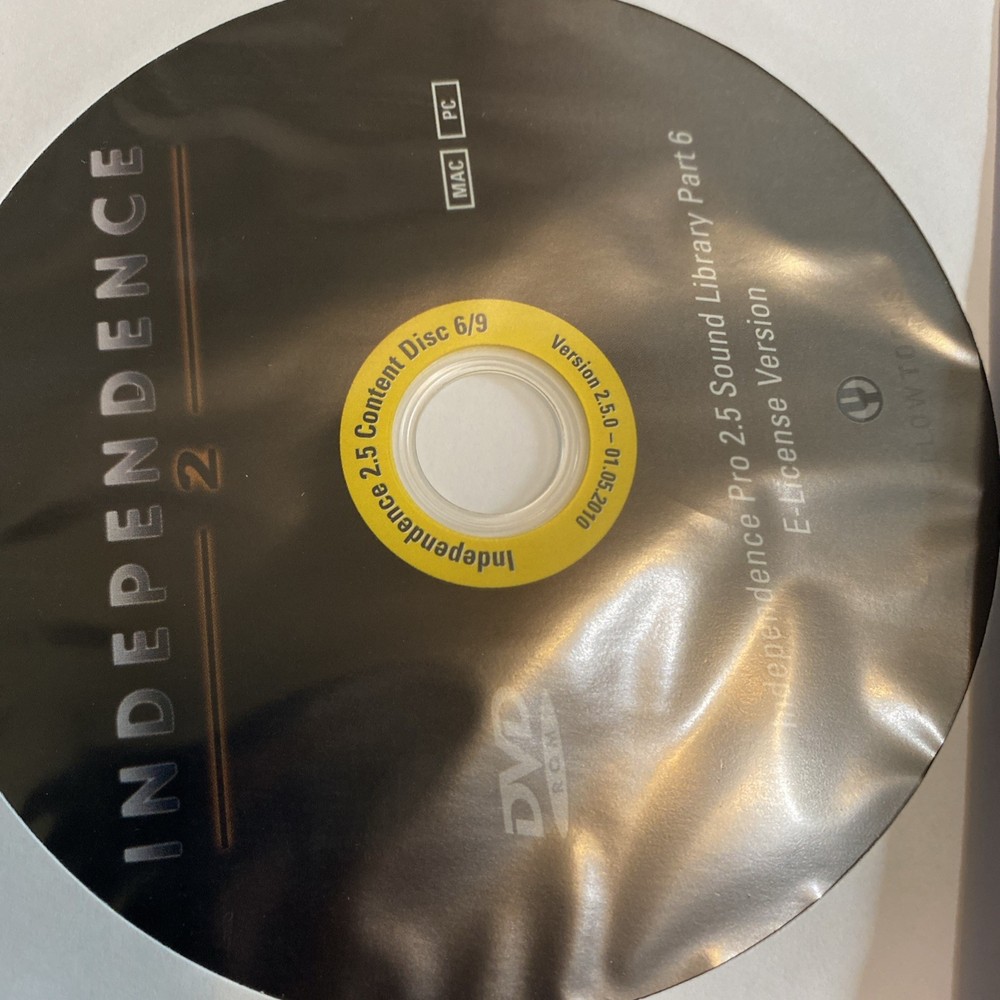 Independence Pro Music Software Library - Read Description