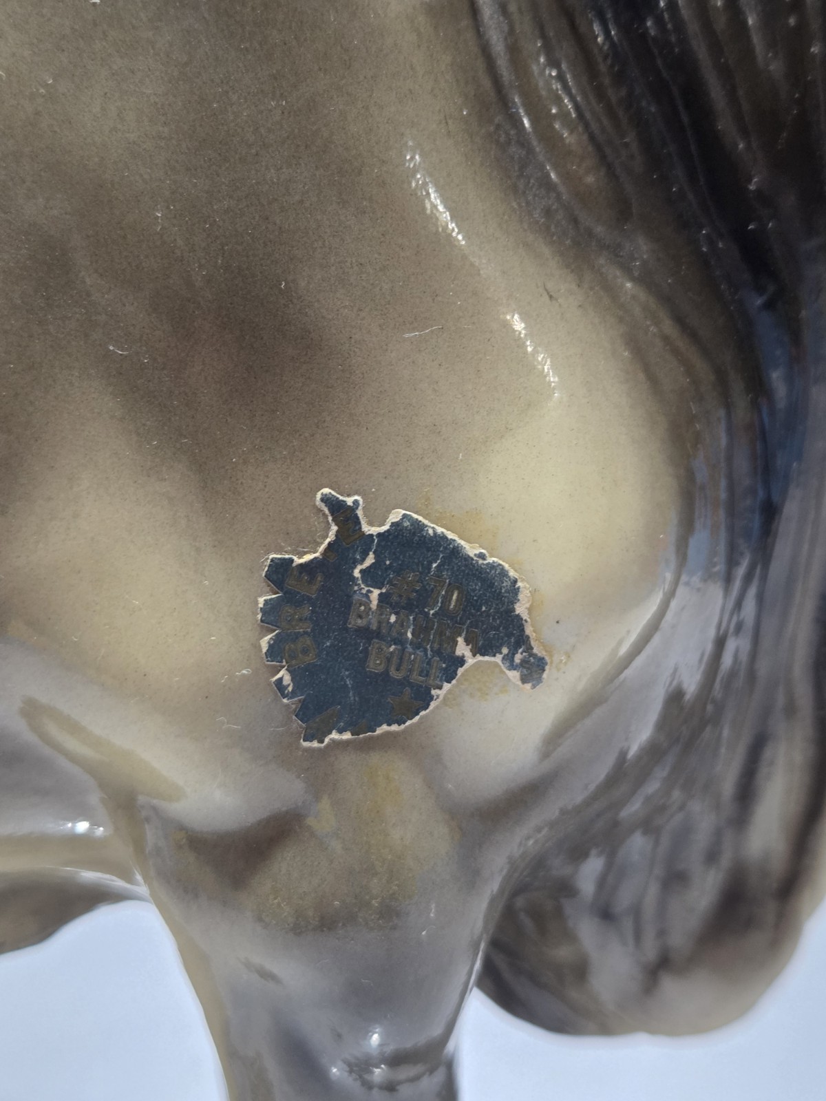 Breyer brahma bull matt/semigloss shaded grey