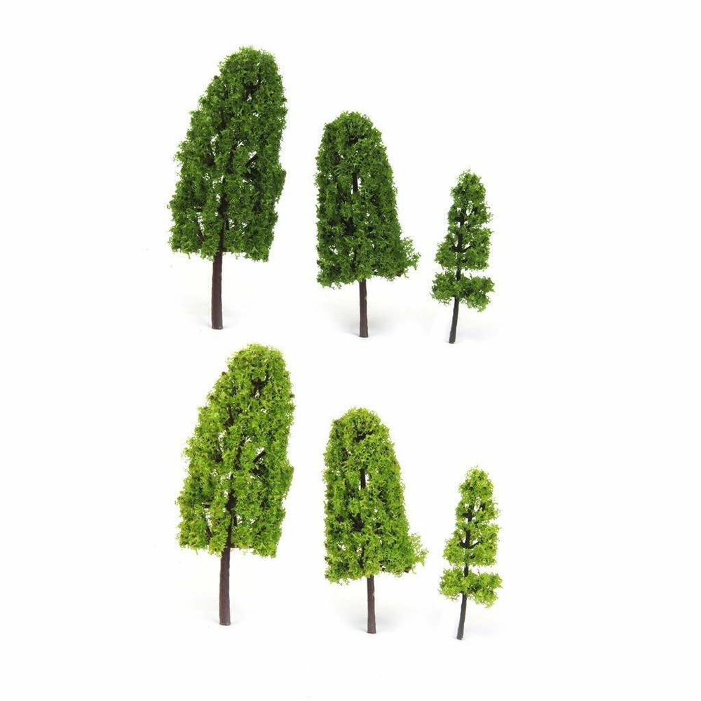 40pcs Model Trees 1/150 N Scale DIY Layout Architecture Train Landcape Scenery