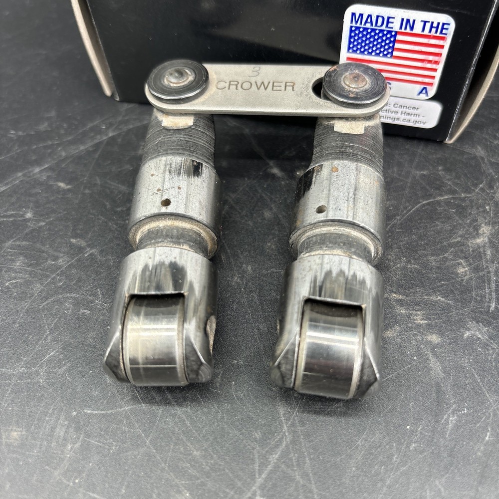 Crower SBC 66292 USED Roller Lifter .842 Mechanical Solid Left Inboard Offset