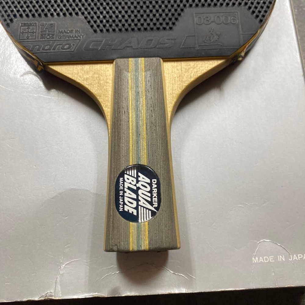 Darker table tennis racket rare