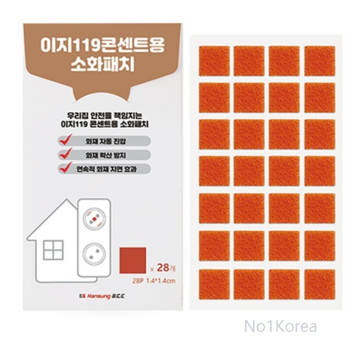 Fire Extinguishing Sticker Patch for Outlet 28ea Safe Socket Multi Outlet