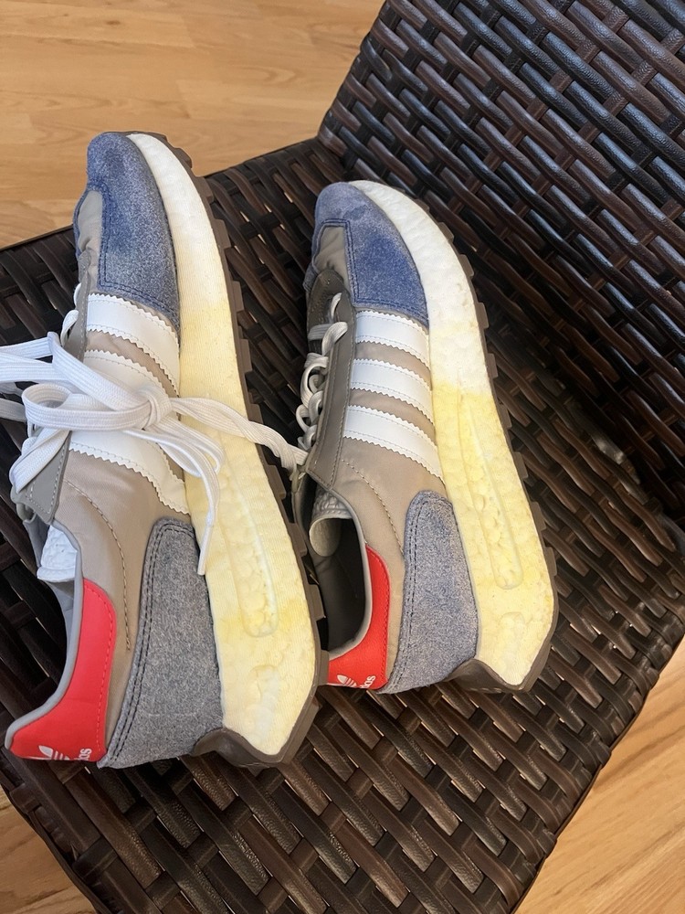 Size 10 - Adidas Boost Retropy E5 Red Navy